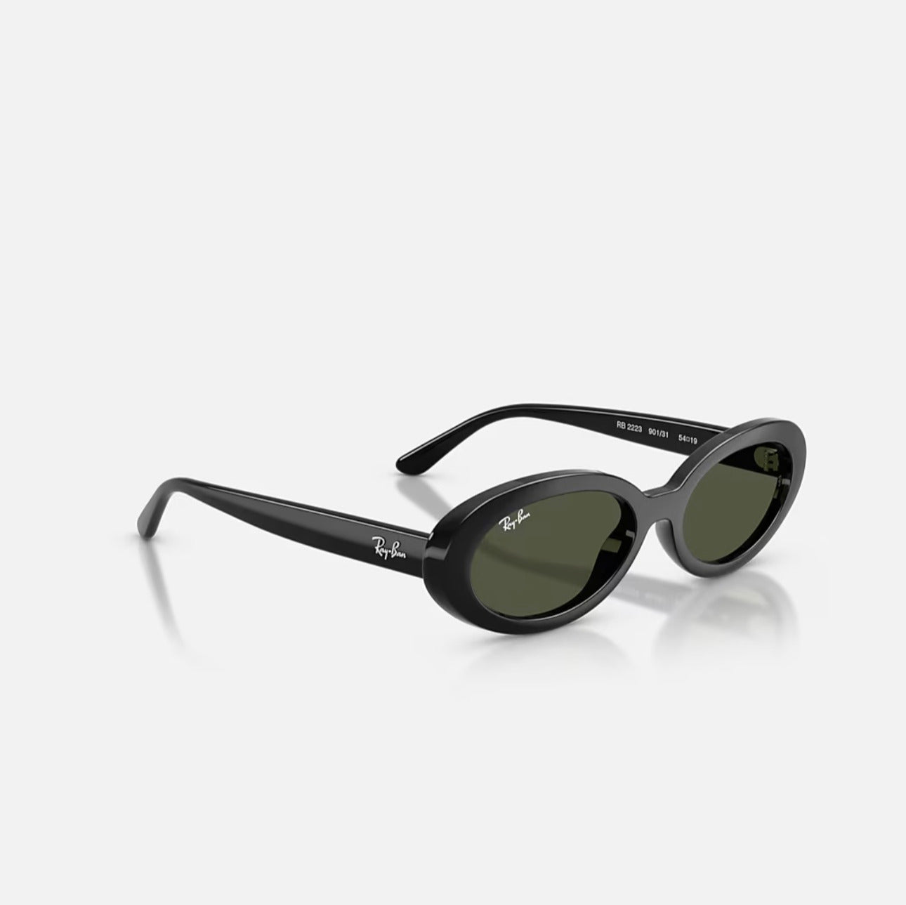 Ray-Ban RB2223 Polished Black Frame Green Lens