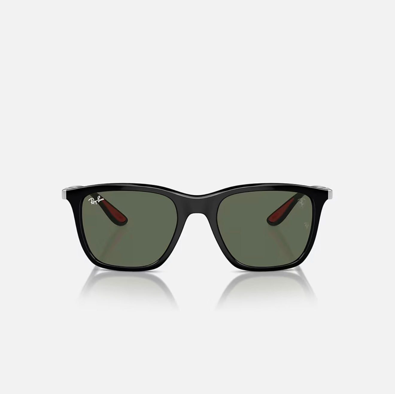 Ray-Ban RB4433M SCUDERIA FERRARI black Frame Green Lens