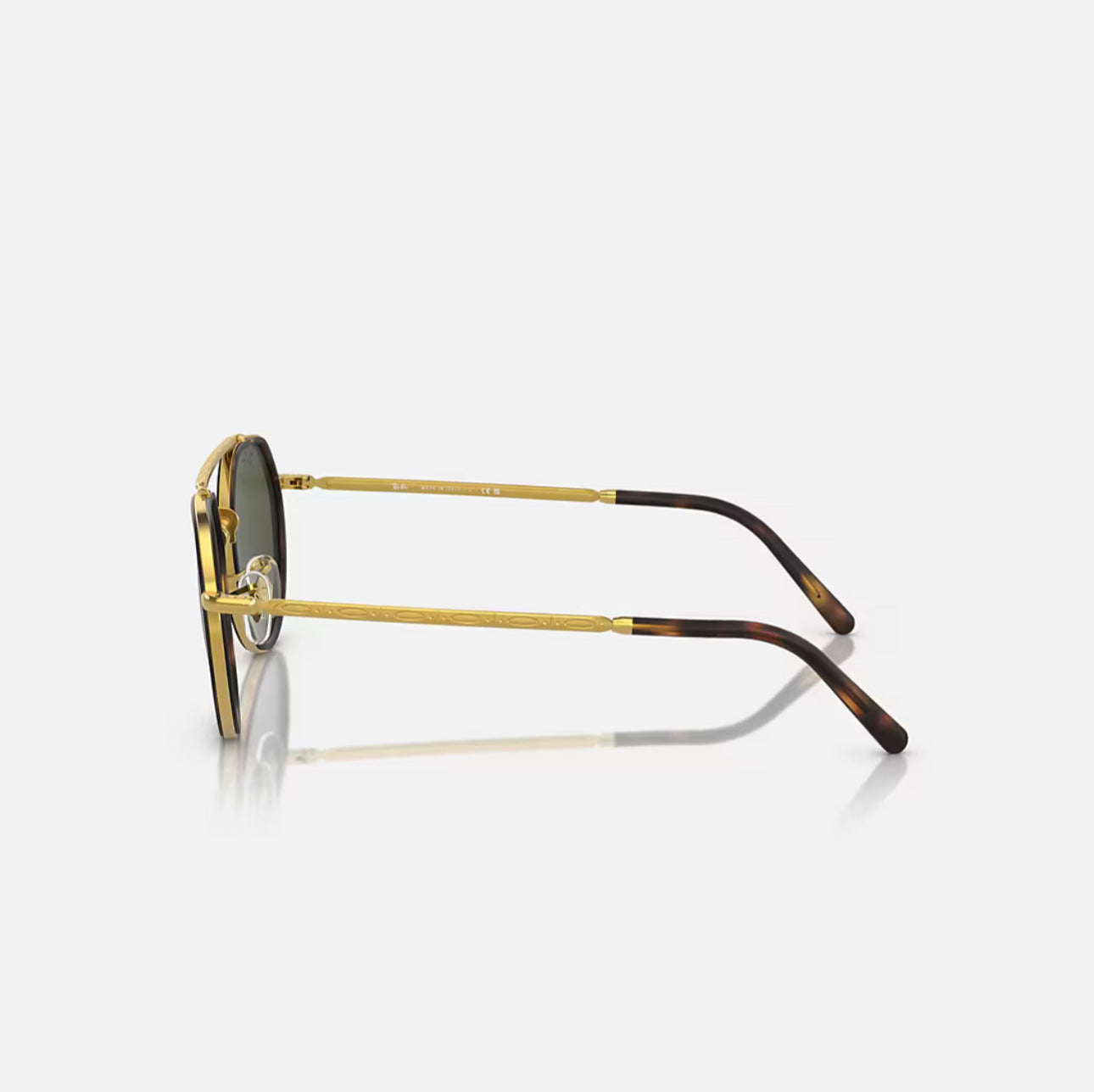 Ray-Ban RB3765 Gold Frame Green Lens