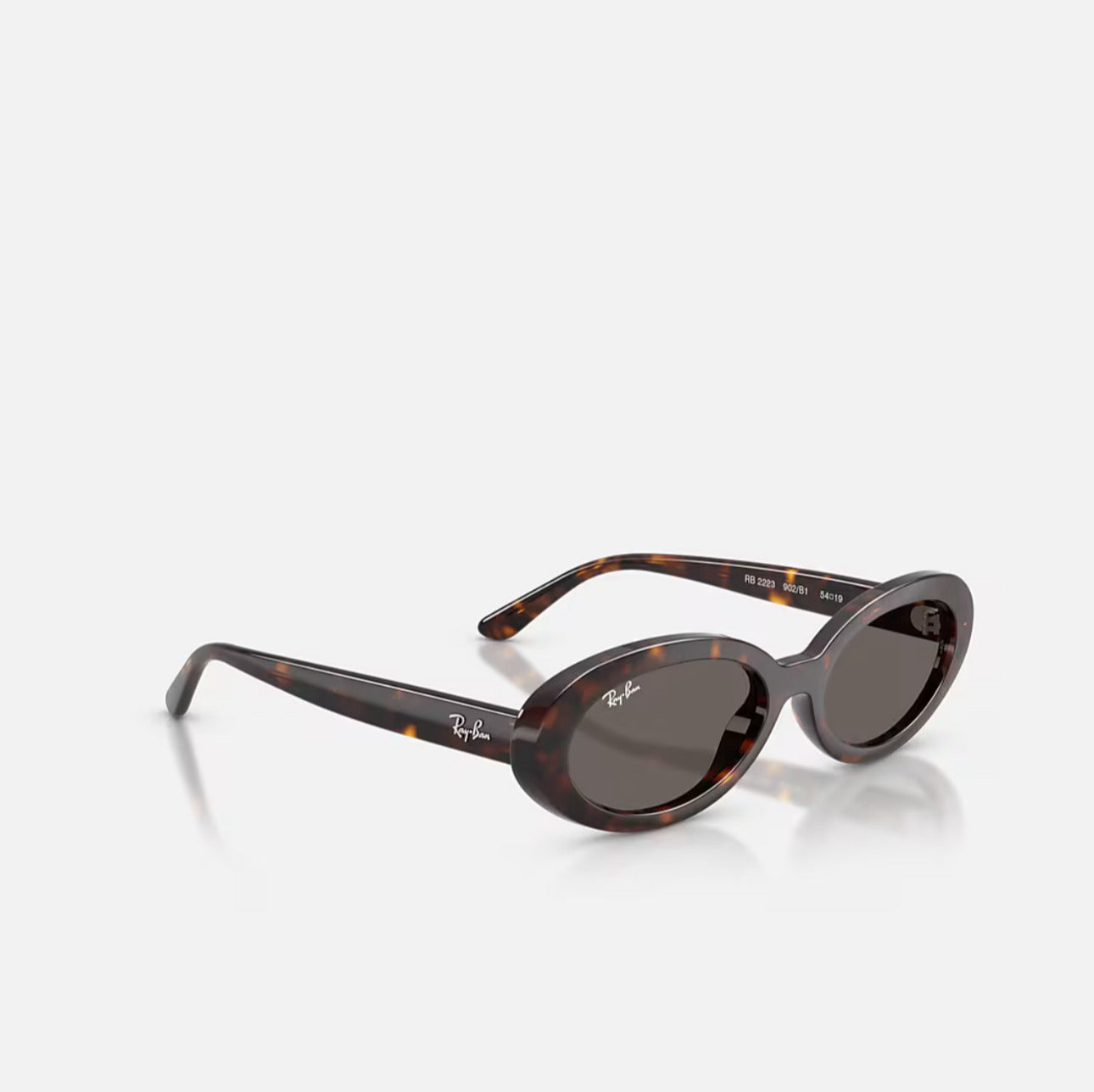 Ray-Ban RB2223 Polished Havana Frame Dark Grey Lens