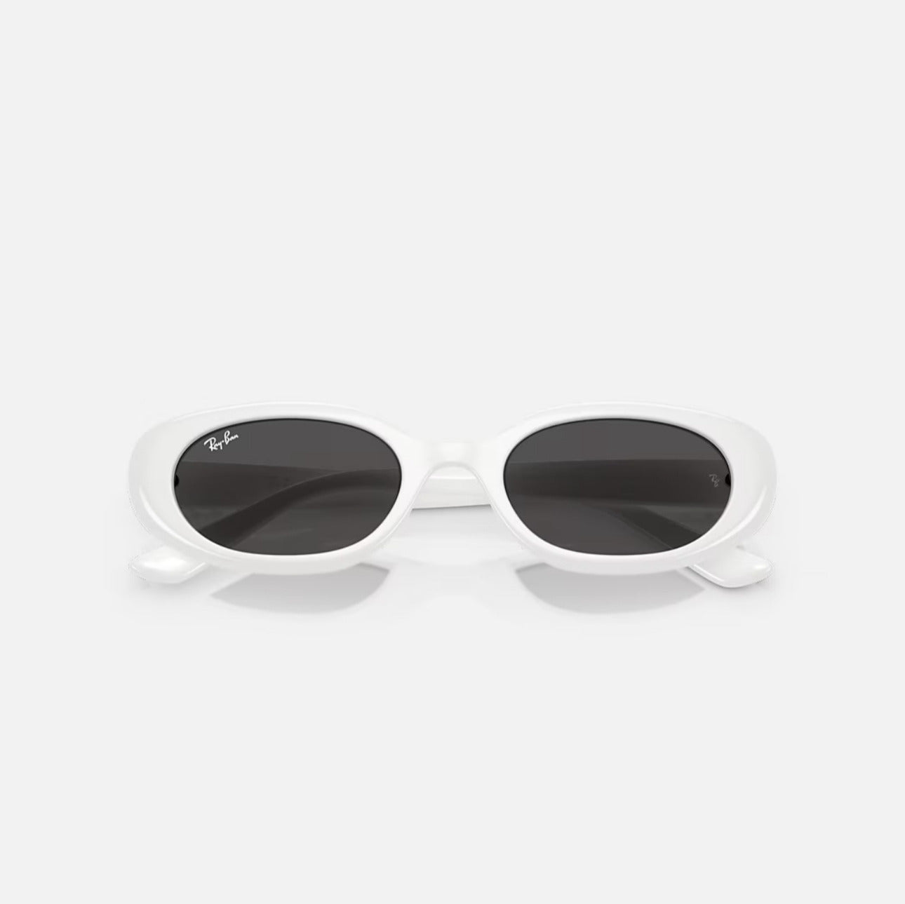 Ray-Ban RB4441D BIO-BASED White Frame Dark Grey lens