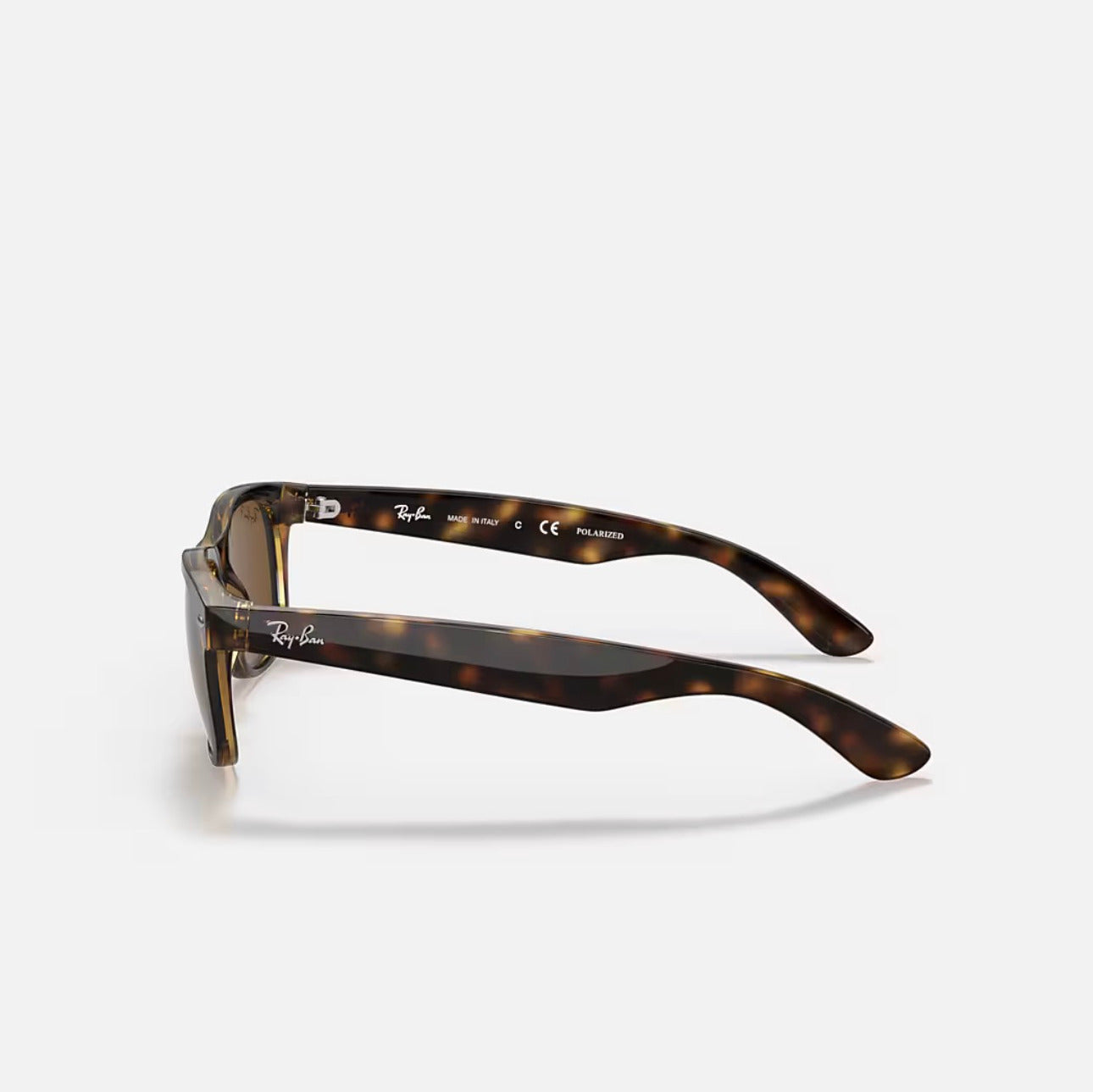 Ray-Ban NEW WAYFARER CLASSIC
Sunglasses in Tortoise Frame and Brown Polarized lens
RB2132