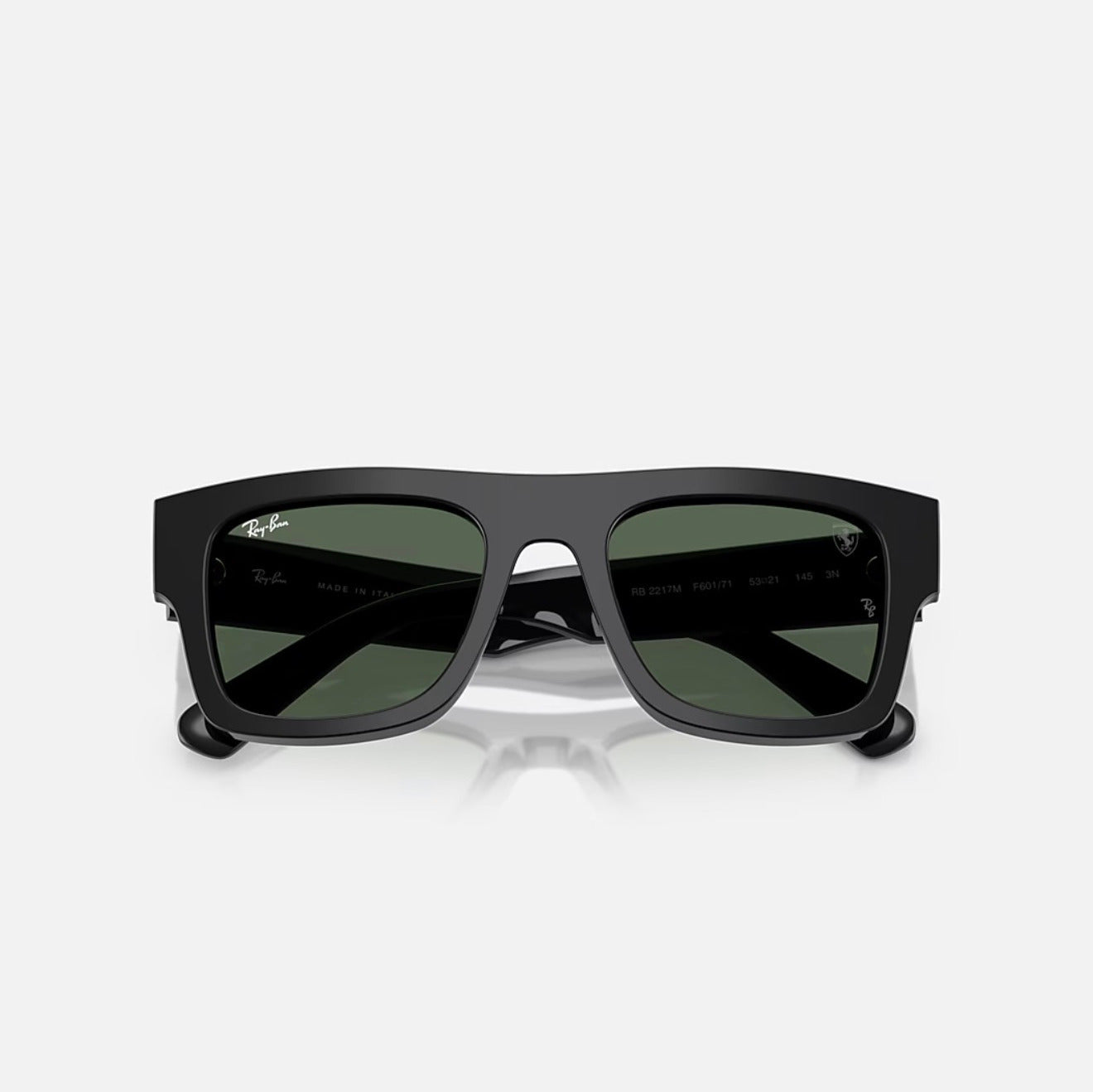 Ray-Ban RB2217M SCUDERIA FERRARI Black Frame Green Lens