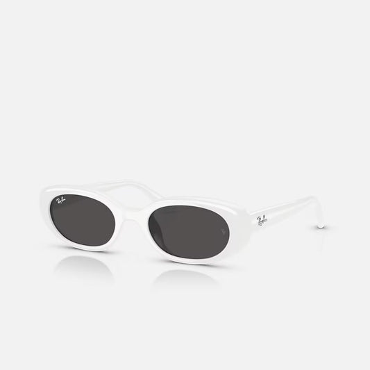 Ray-Ban RB4441D BIO-BASED White Frame Dark Grey lens