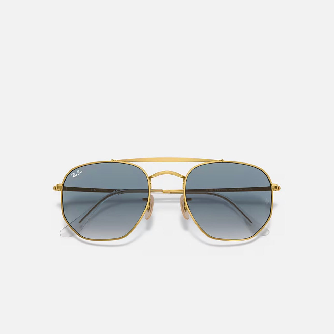 Ray-Ban MARSHAL Gold frame Light Blue Lens