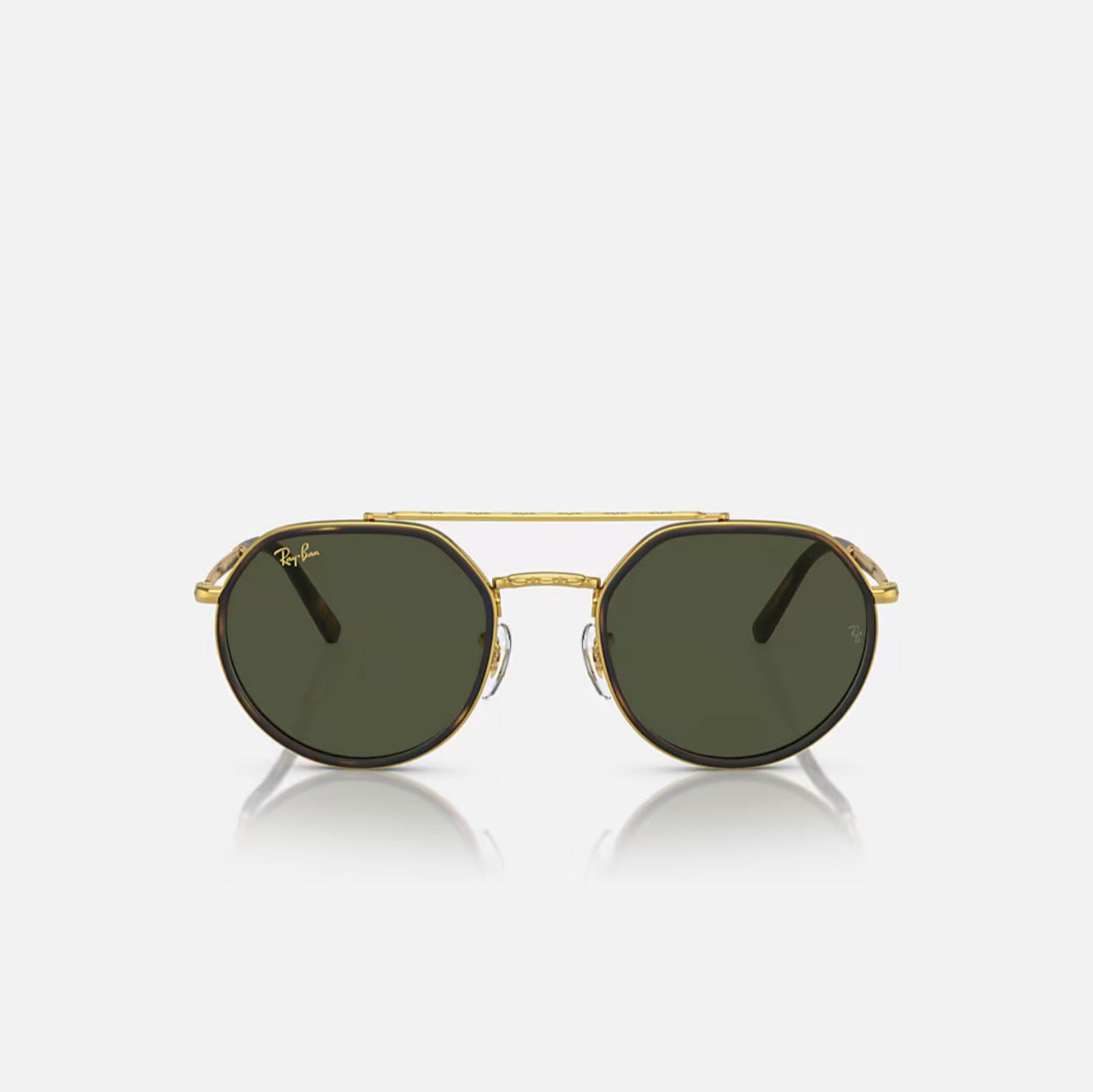 Ray-Ban RB3765 Gold Frame Green Lens