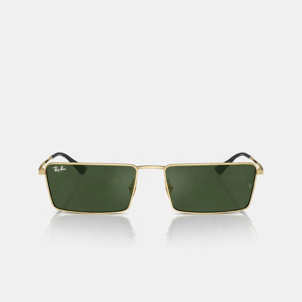 Ray-Ban EMY Bio-Based Gold Frame Green Lens