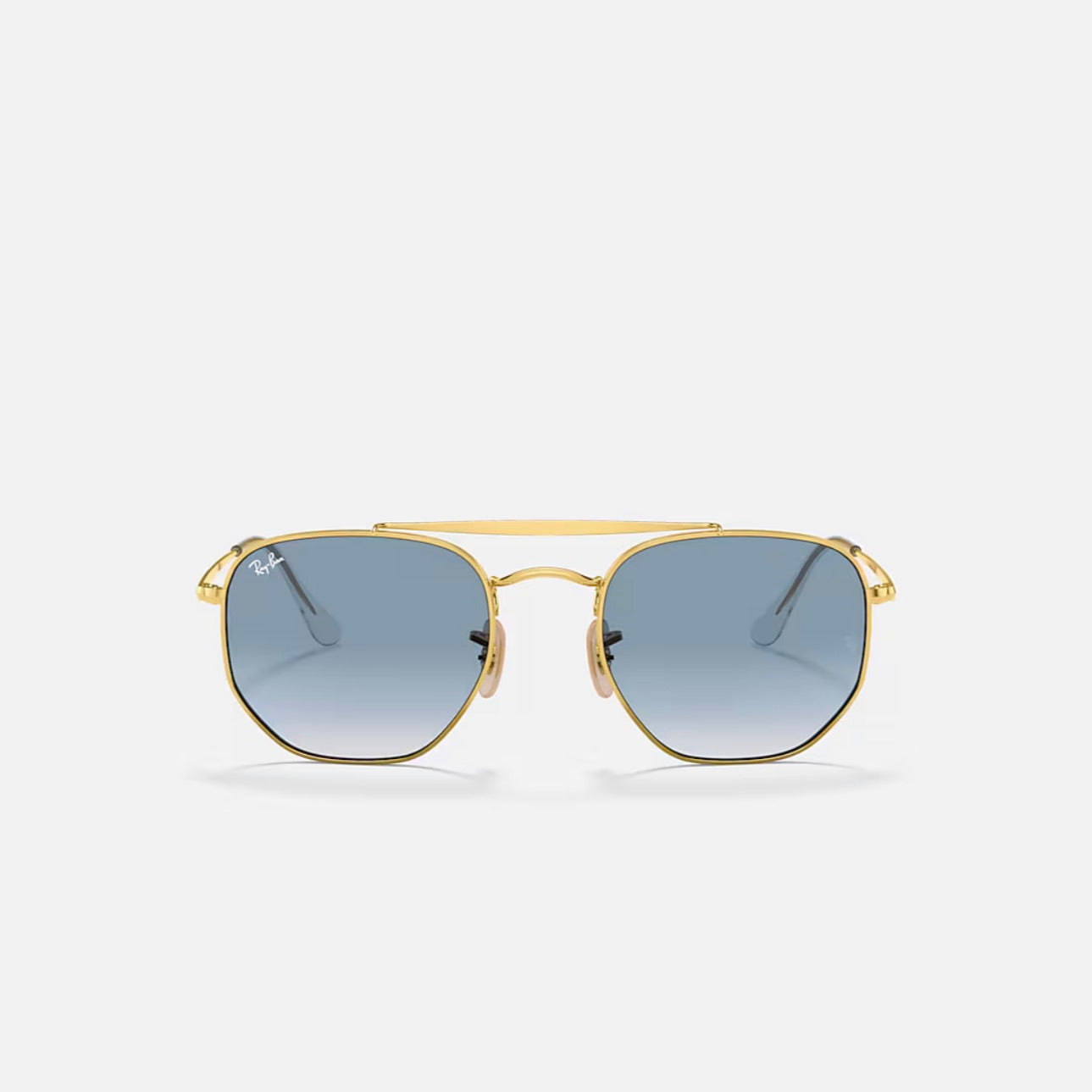 Ray-Ban MARSHAL Gold frame Light Blue Lens