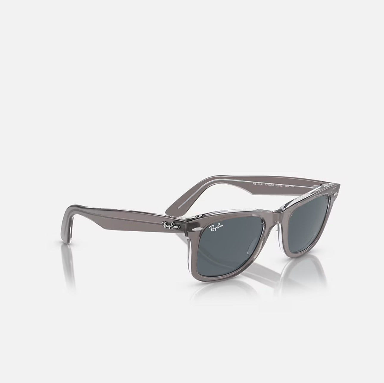 Ray-Ban  RB2140  Polished Grey On Transparent Frame blue  Lenses