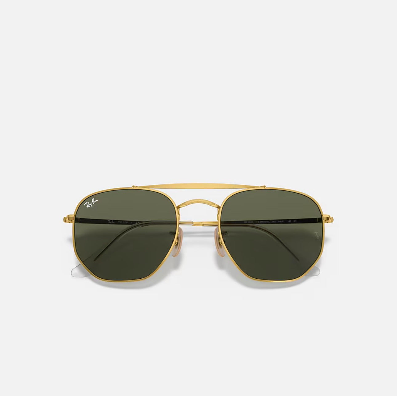 Ray-Ban MARSHAL Gold frame Light Green Lens