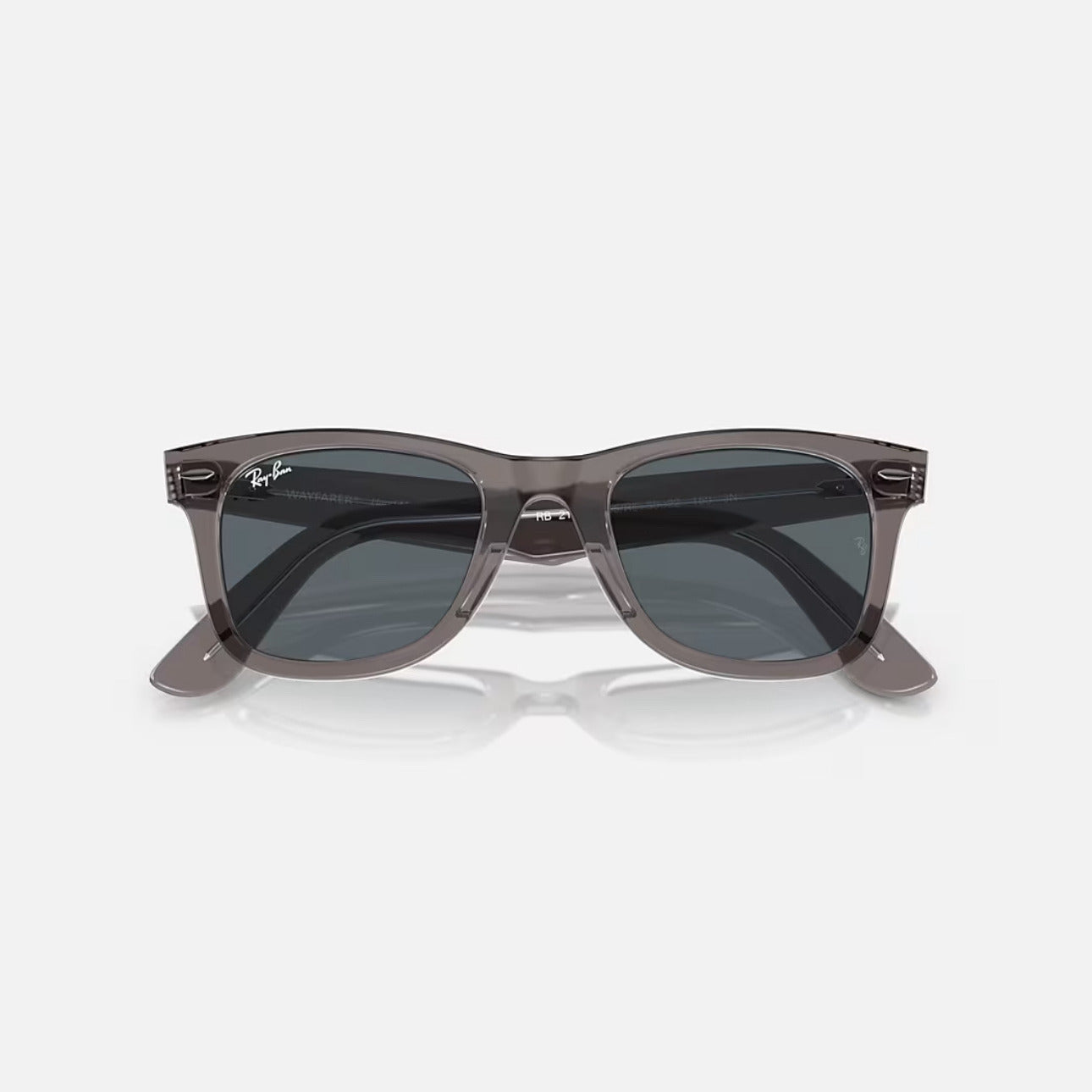 Ray-Ban  RB2140  Polished Grey On Transparent Frame blue  Lenses