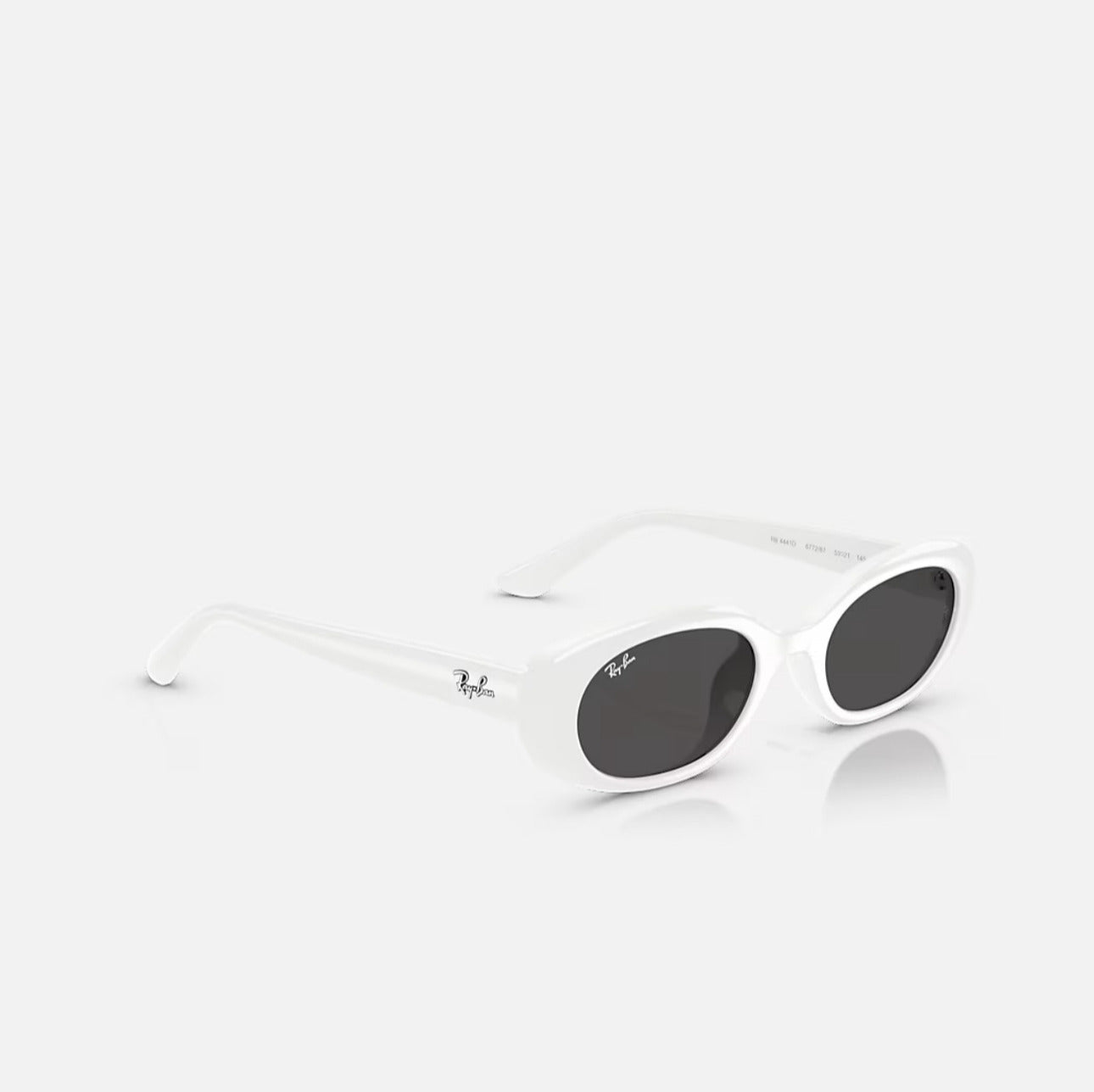 Ray-Ban RB4441D BIO-BASED White Frame Dark Grey lens