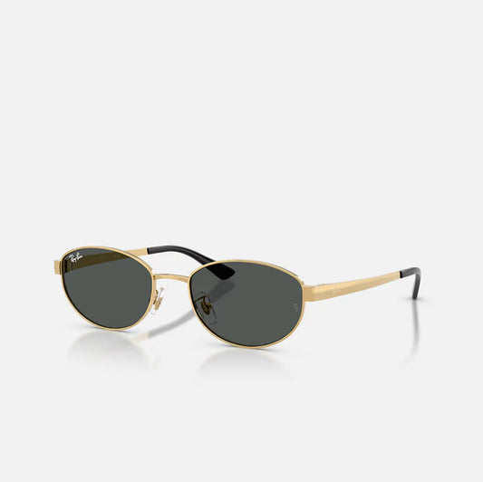 Ray-Ban RB3774D Gold Frame Dark Grey Lens
