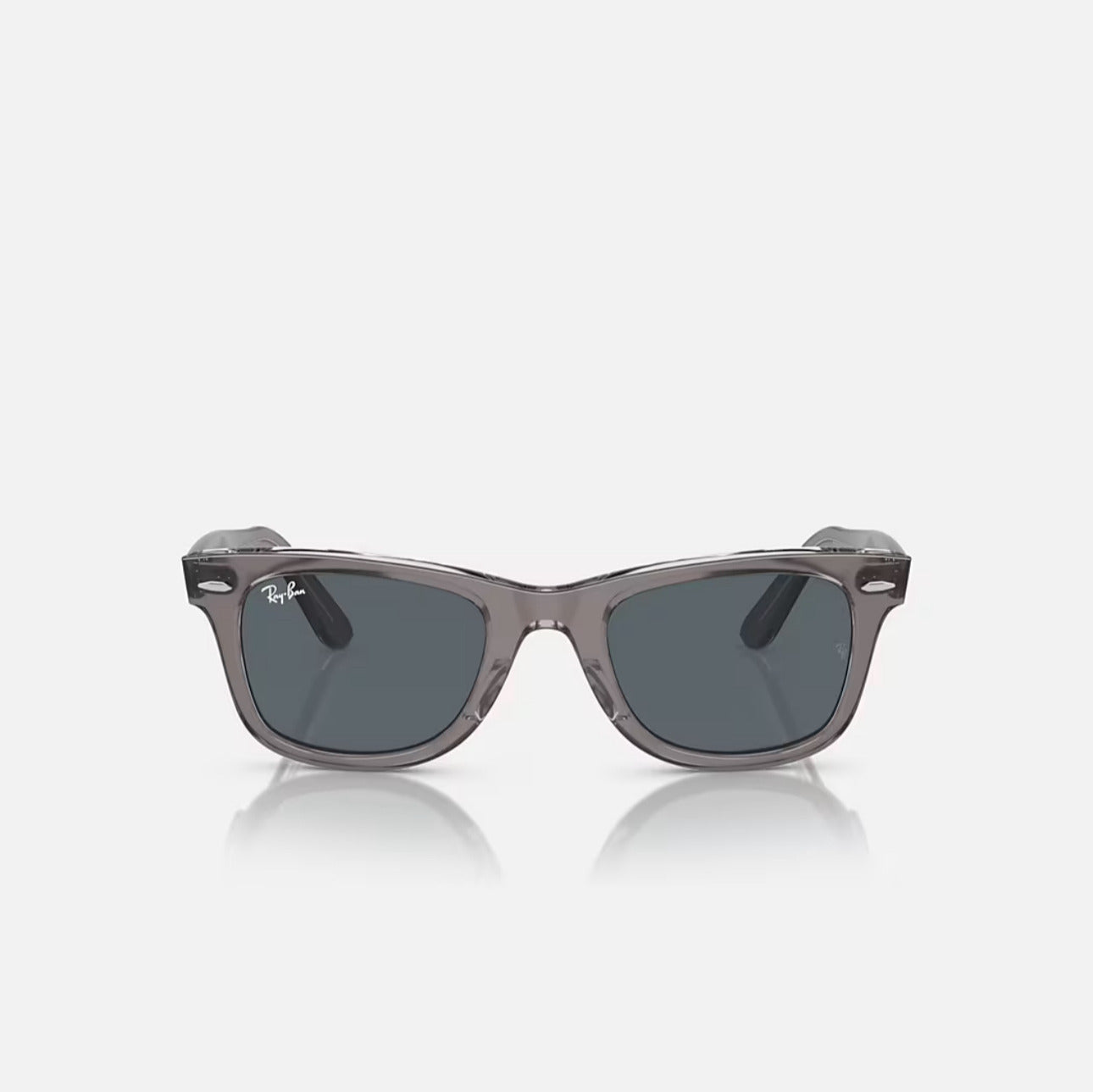 Ray-Ban  RB2140  Polished Grey On Transparent Frame blue  Lenses
