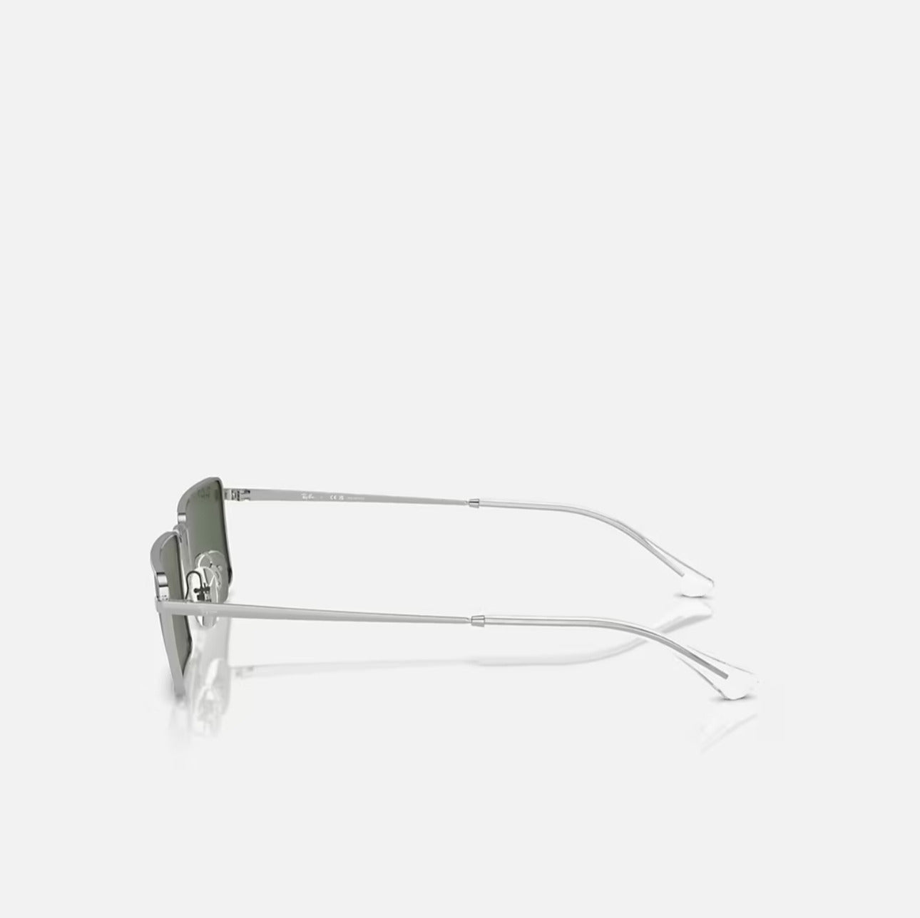 Ray-Ban EMY Bio-Based Silver Frame Green Lens