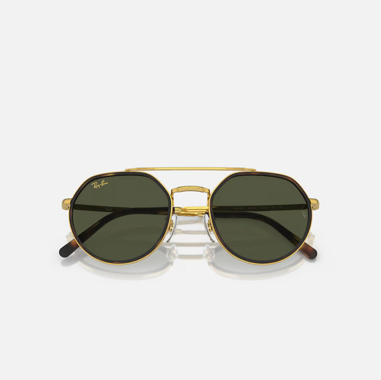 Ray-Ban RB3765 Gold Frame Green Lens