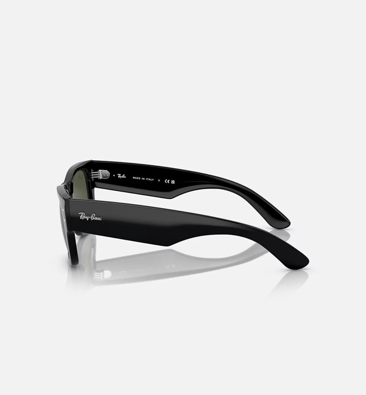 Ray-Ban MEGA WAYFARER Sunglasses in Black and Green - RB0840S