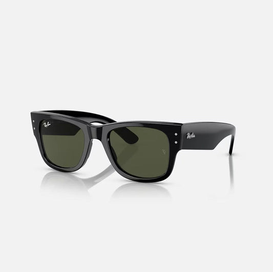 Ray-Ban MEGA WAYFARER Sunglasses in Black and Green - RB0840S