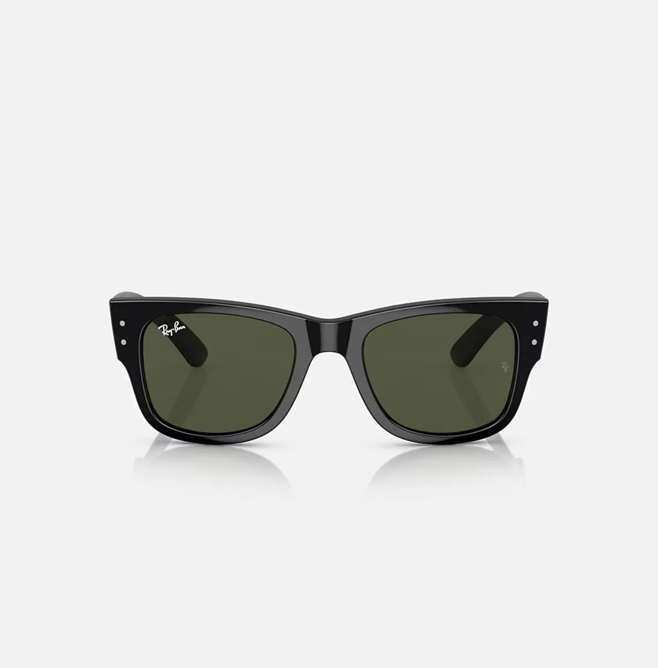 Ray-Ban MEGA WAYFARER Sunglasses in Black and Green - RB0840S