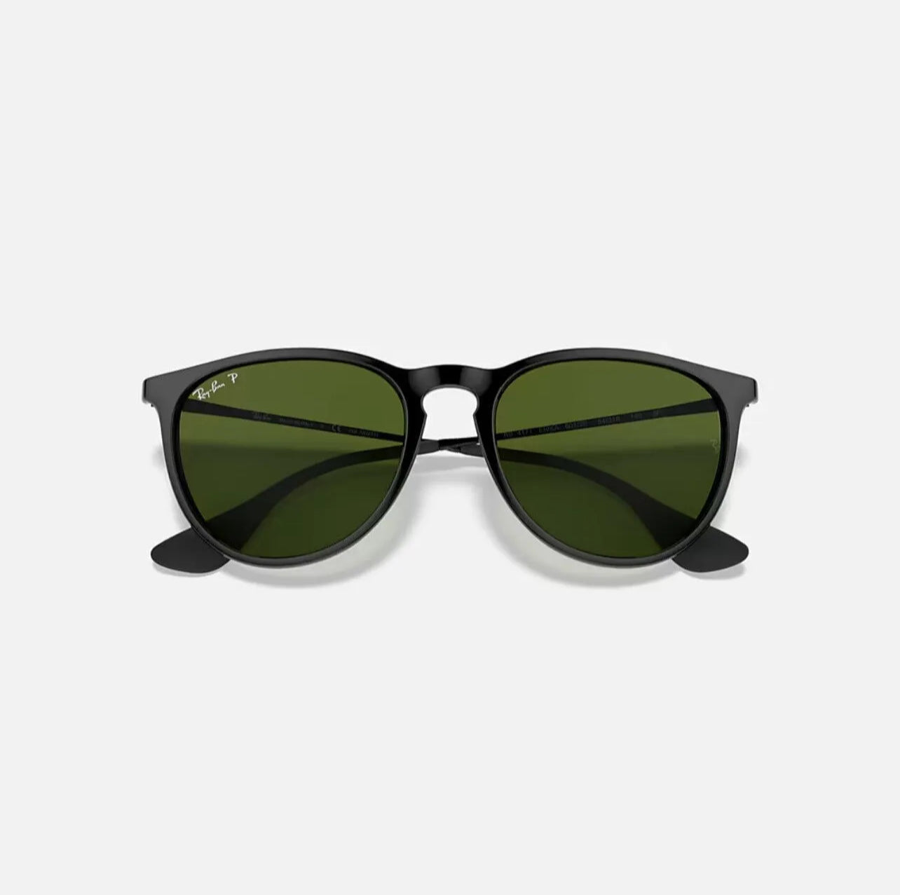 Ray Ban RB4171 Erika 54mm Sunglasses - Black Frame/ green Lens
