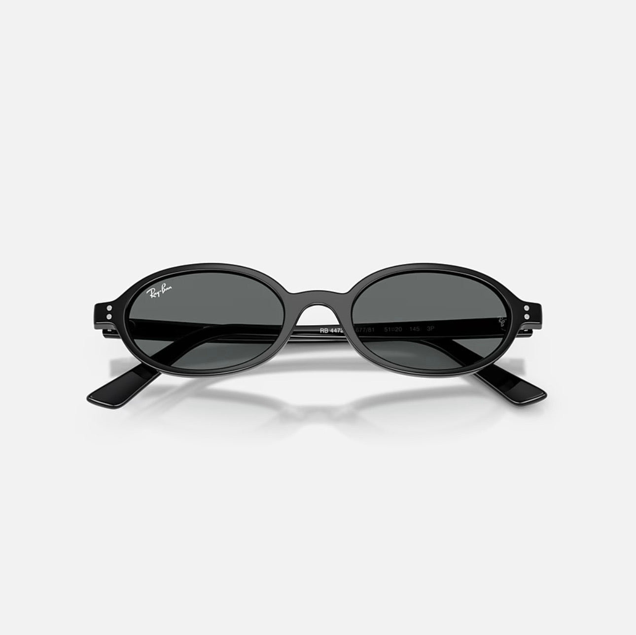 Ray-Ban KHAL BIO-BASED Polished Black Frame Dark Grey lens