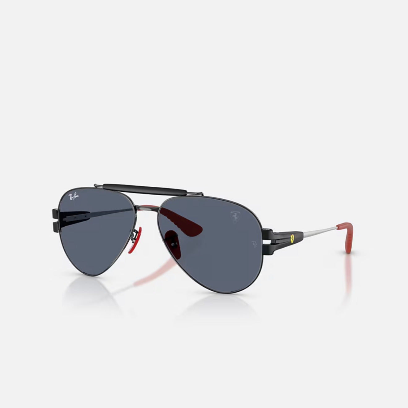 Ray-Ban RB3762M SCUDERIA FERRARI black Frame Dark Grey Lens