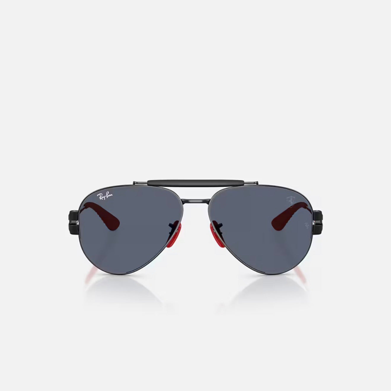Ray-Ban RB3762M SCUDERIA FERRARI black Frame Dark Grey Lens