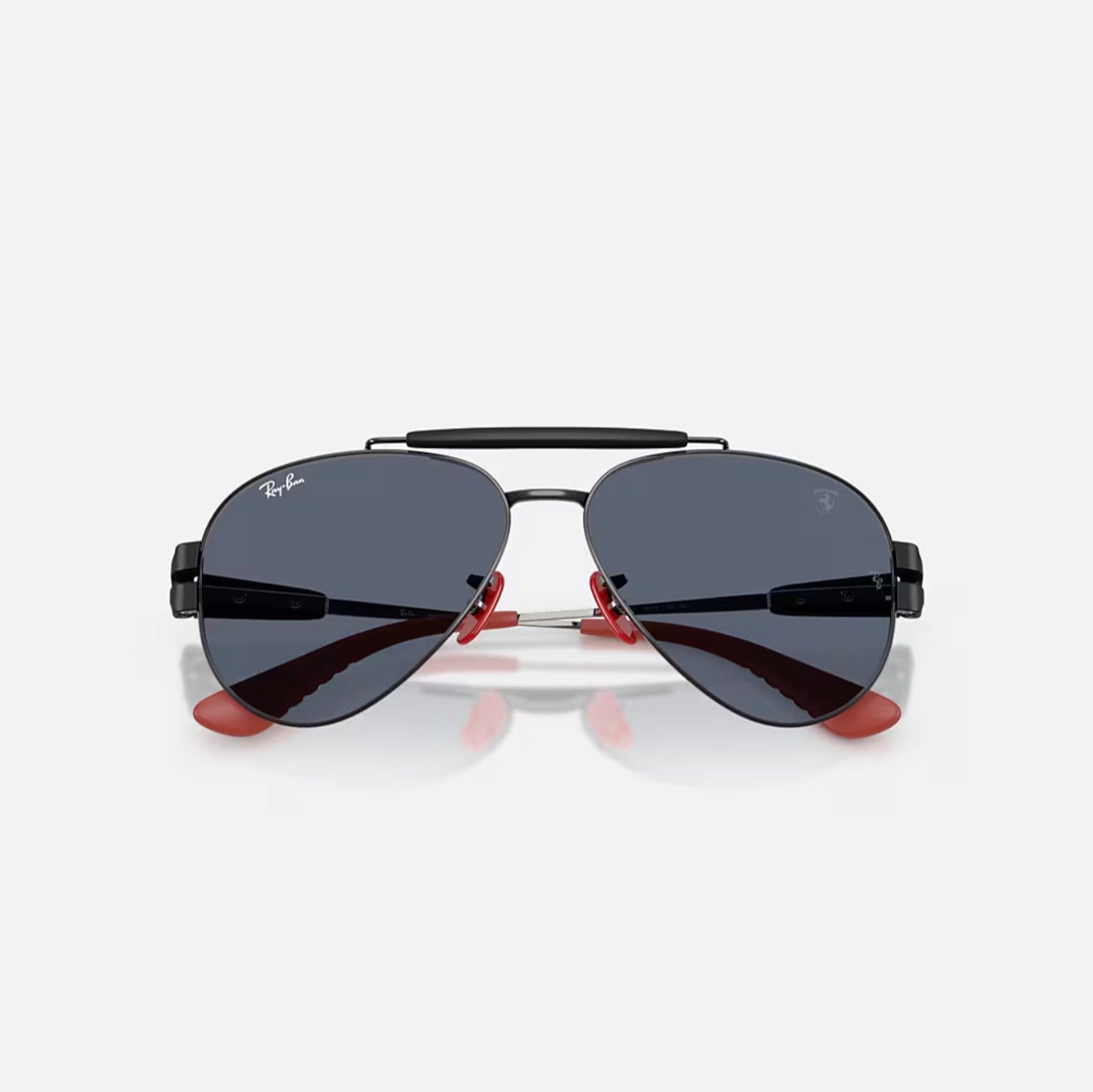 Ray-Ban RB3762M SCUDERIA FERRARI black Frame Dark Grey Lens