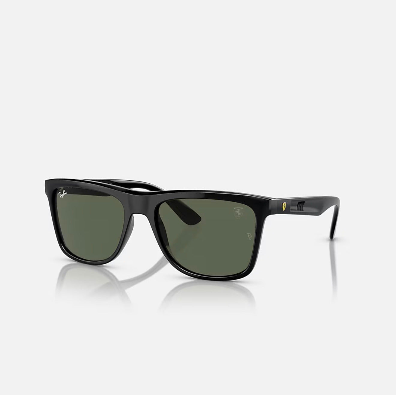 Ray-Ban RB4413M SCUDERIA FERRARI black Frame Green Lens