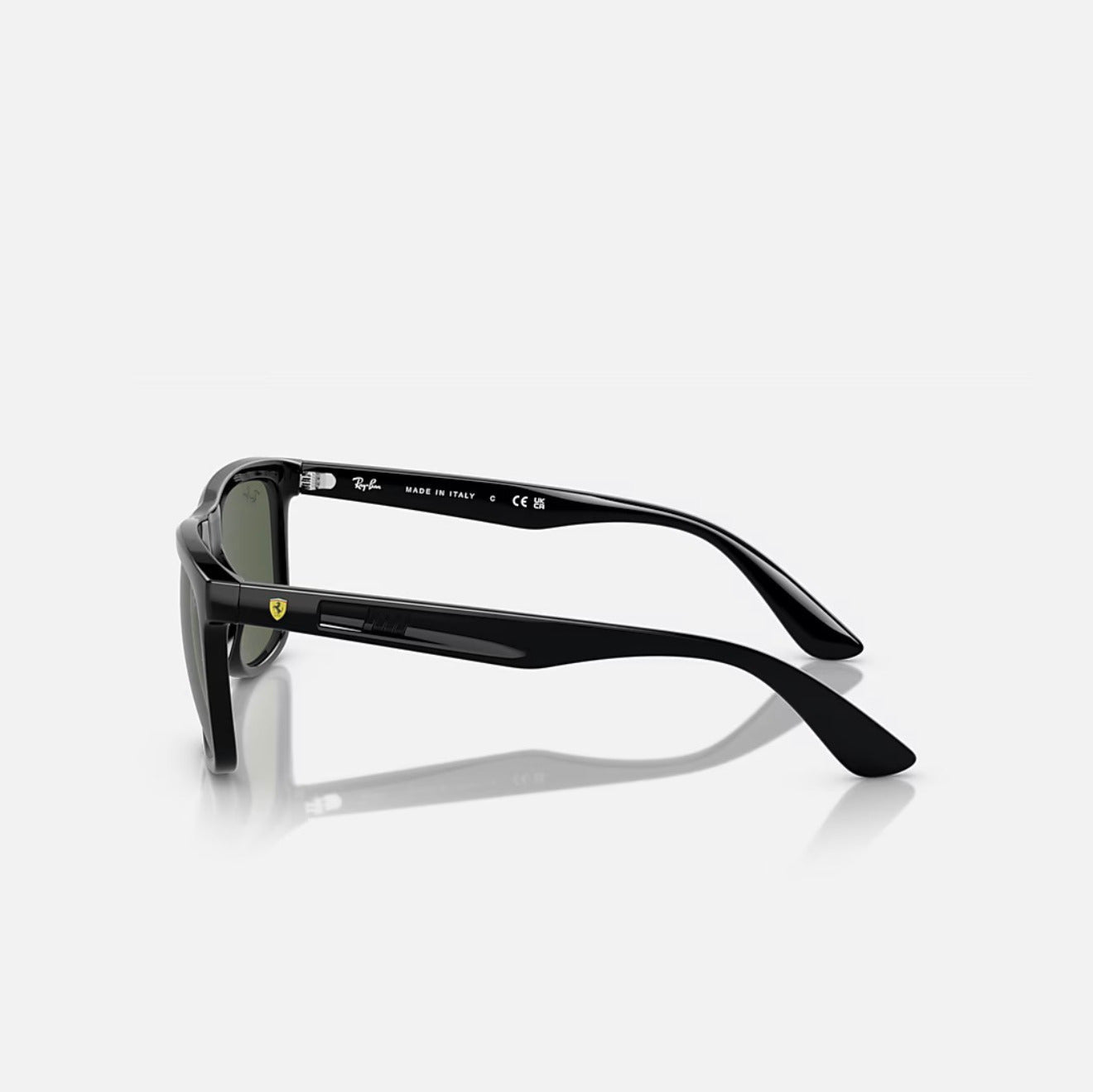 Ray-Ban RB4413M SCUDERIA FERRARI black Frame Green Lens