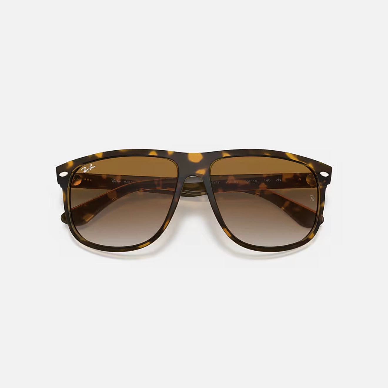 Ray-Ban BOYFRIEND Sunglasses in Havana Frame and Brown lens