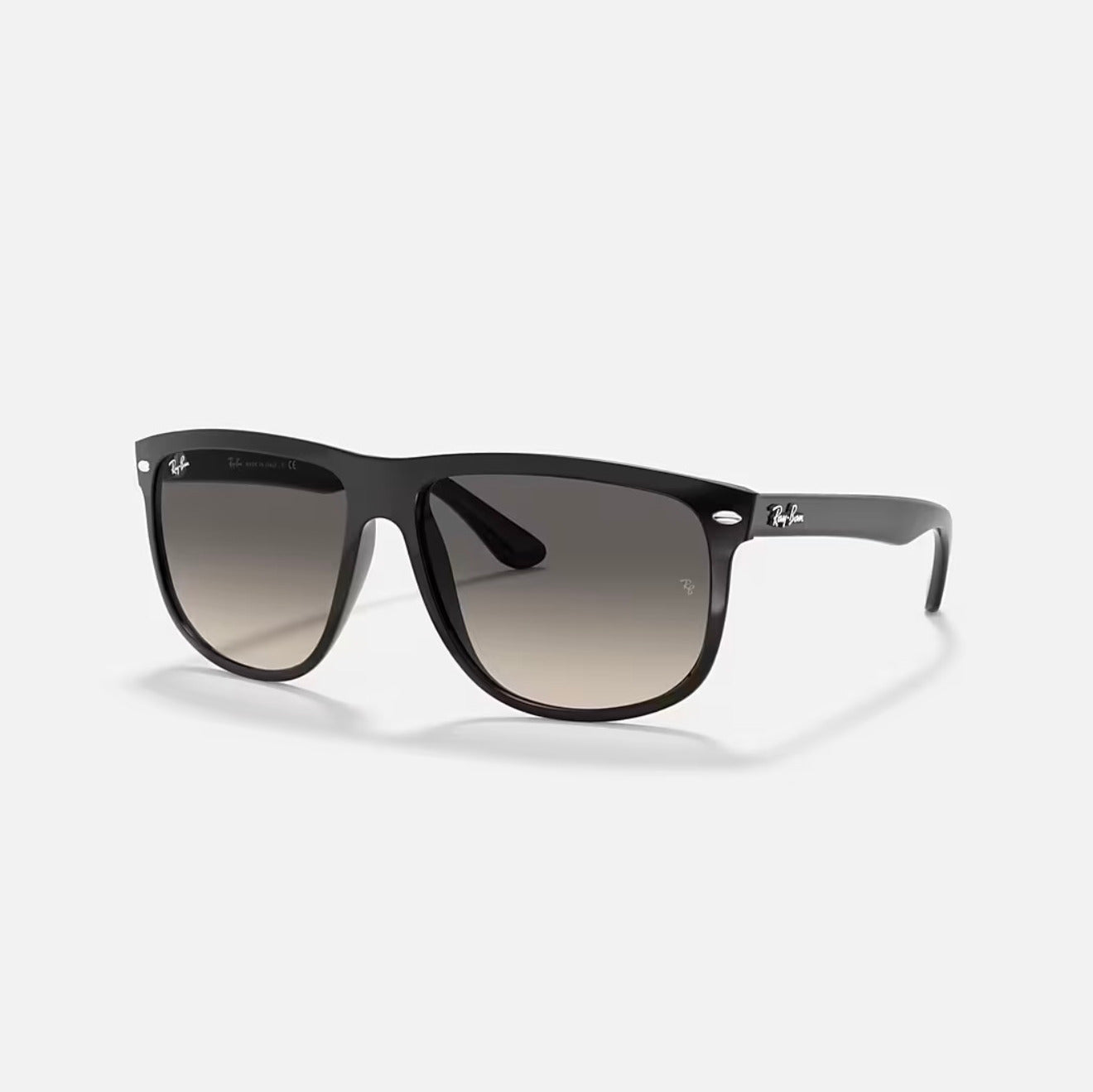 Ray-Ban BOYFRIEND Sunglasses in Black Frame and grey lens
