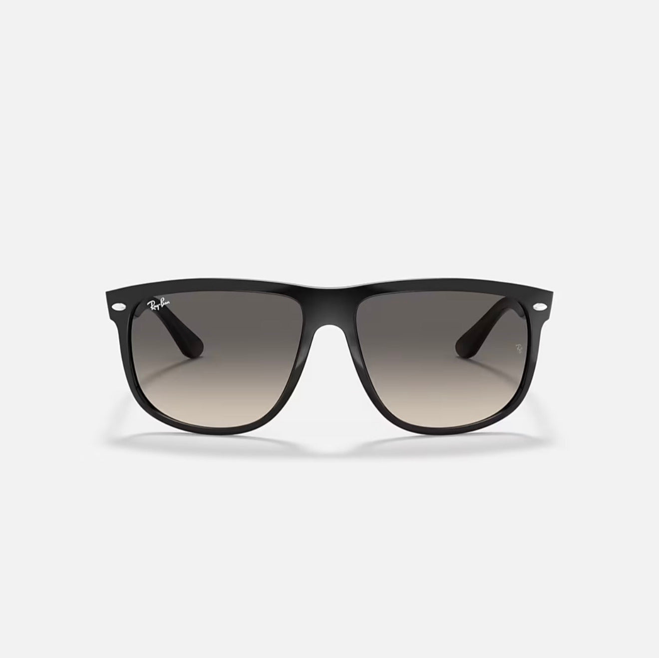 Ray-Ban BOYFRIEND Sunglasses in Black Frame and grey lens