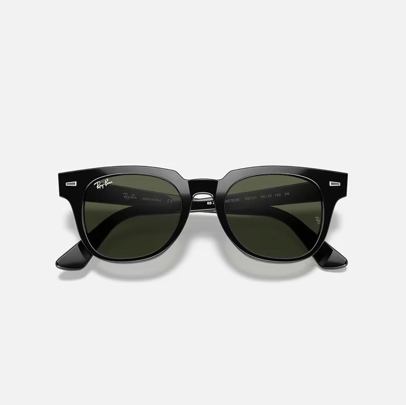 Ray-Ban METEOR CLASSIC in Black Frame and Green lens