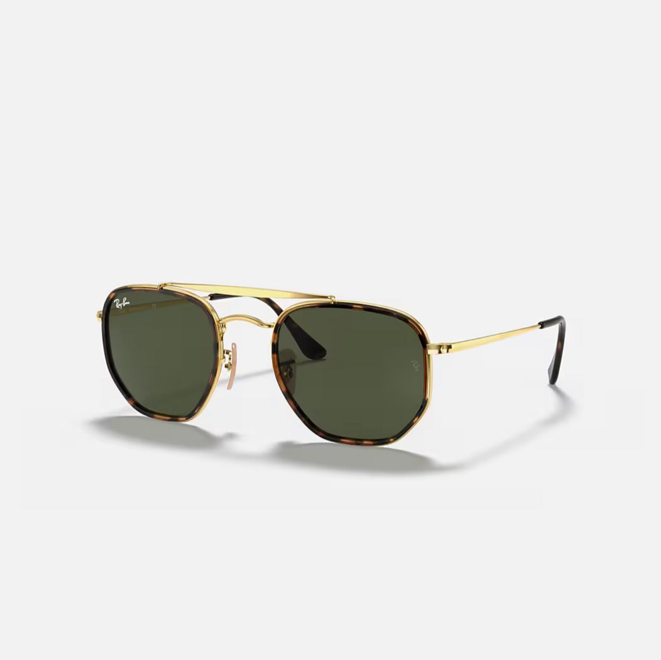 Ray-Ban MARSHAL II in Polished Arista Gold Frame and Green lens