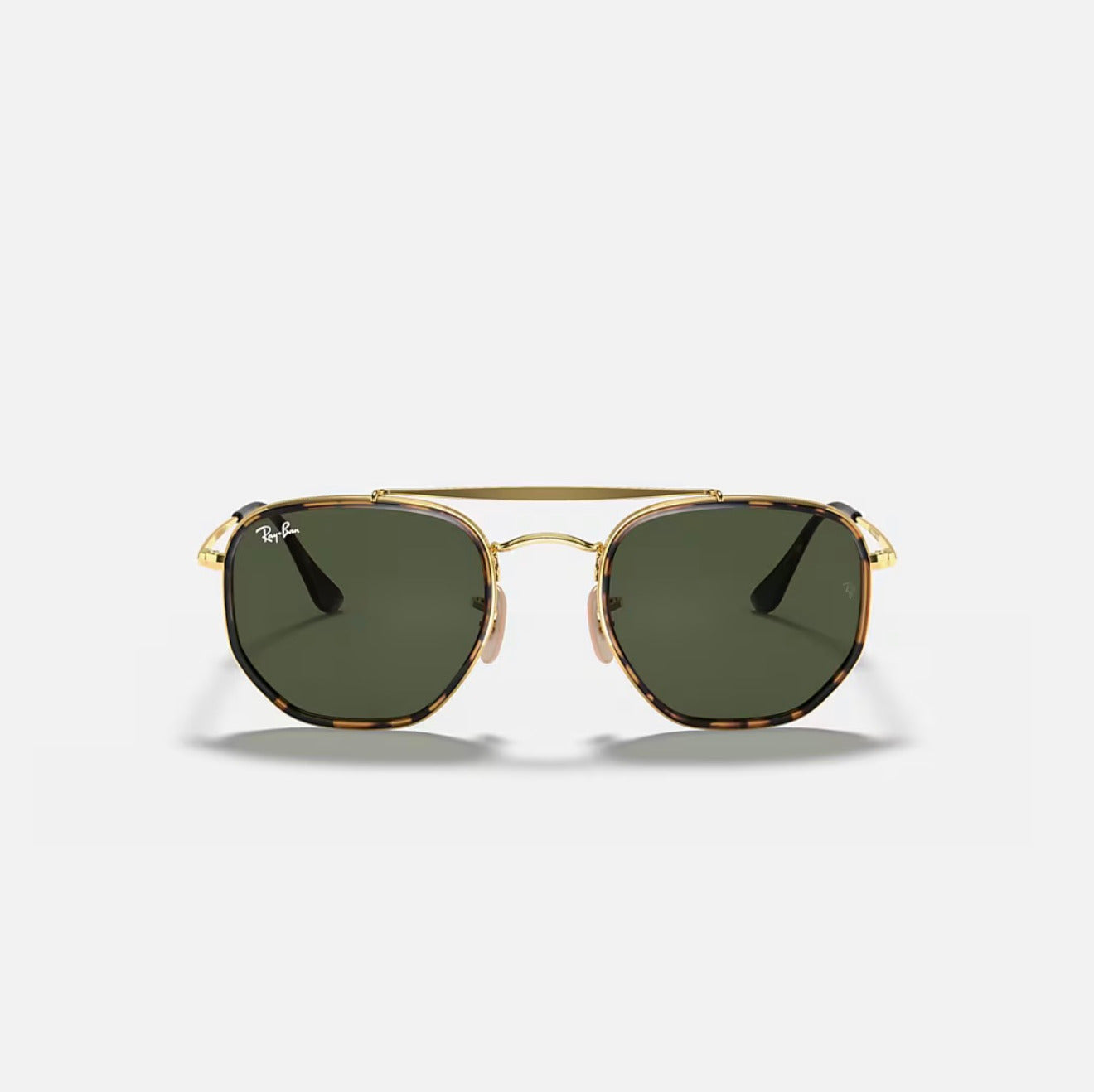 Ray-Ban MARSHAL II in Polished Arista Gold Frame and Green lens