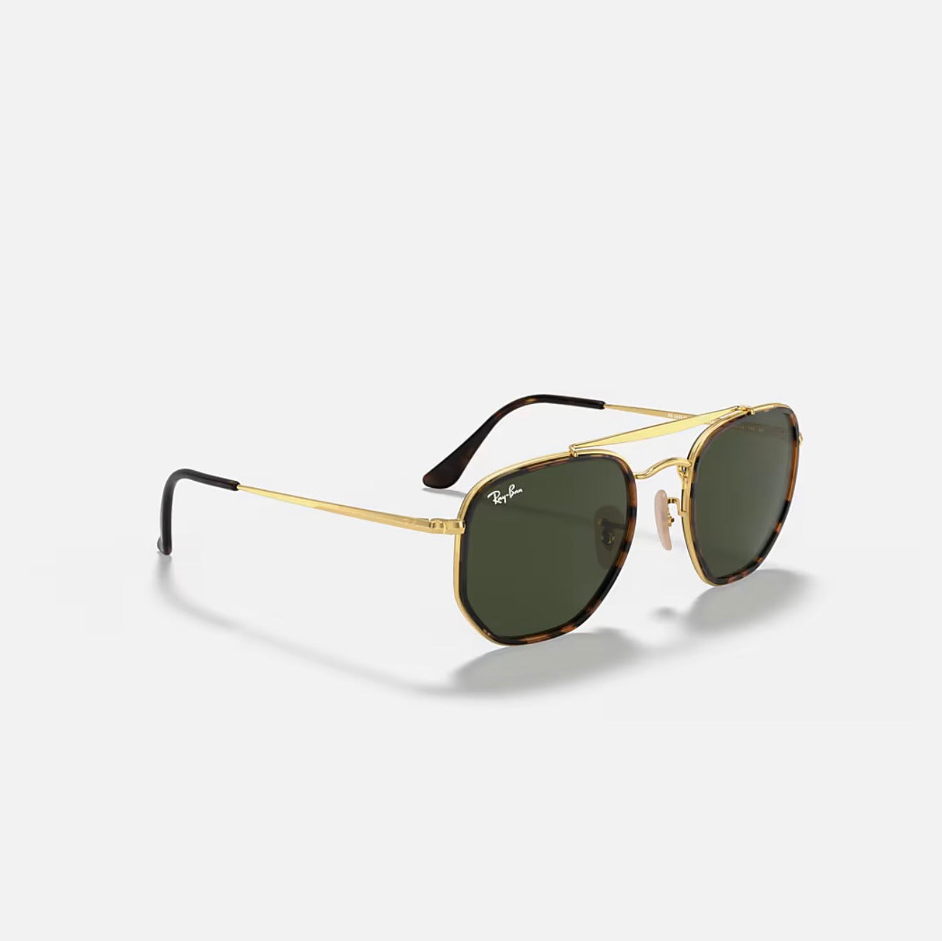 Ray-Ban MARSHAL II in Polished Arista Gold Frame and Green lens