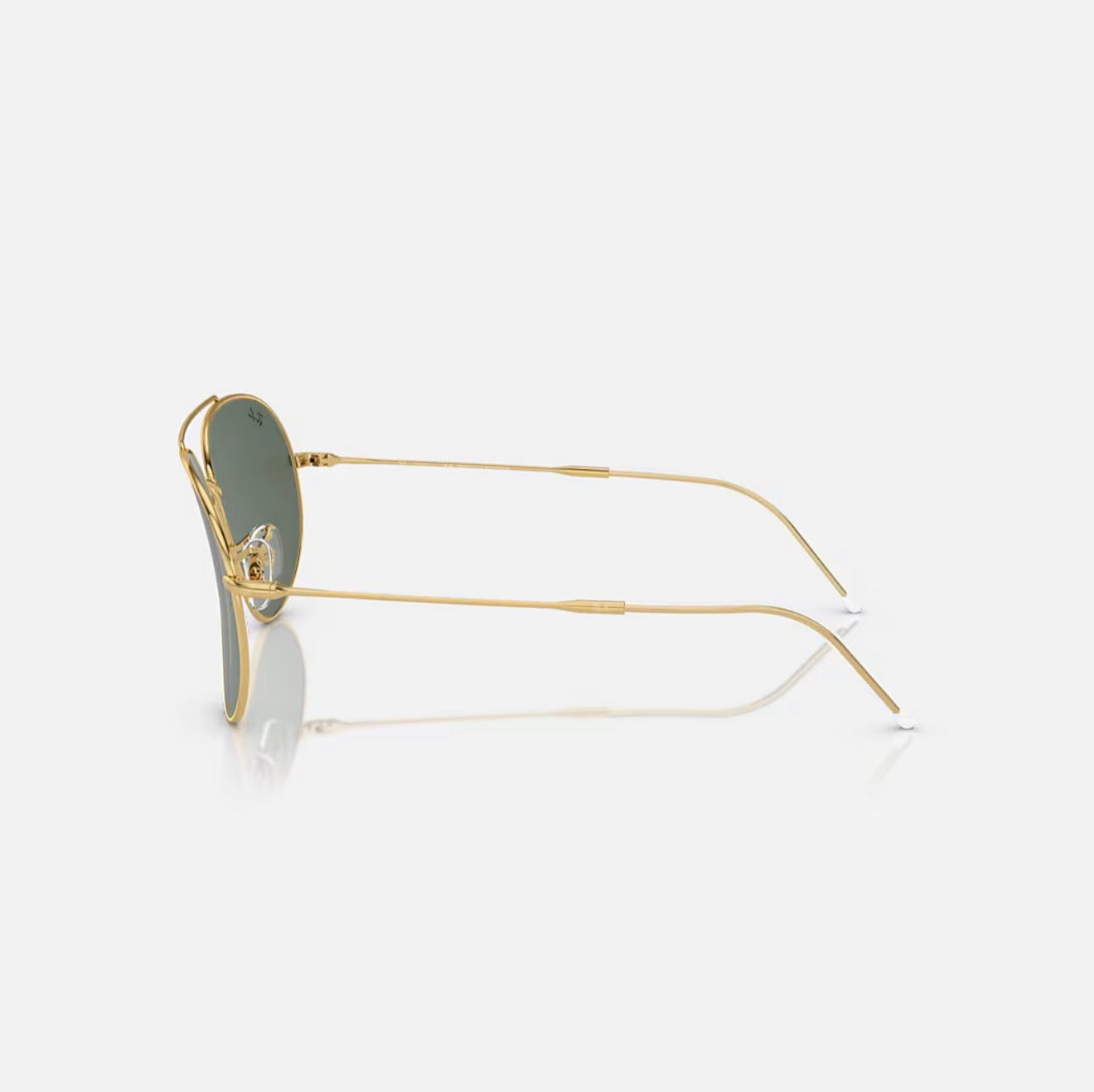 Ray-Ban Sunglasses AVIATOR REVERSE Gold Frame Green Lens