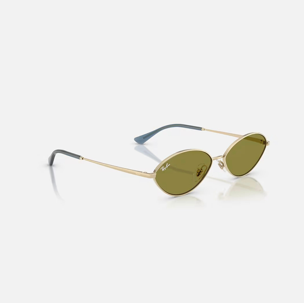 Ray-Ban kia bio based Gold frame Brown lens
