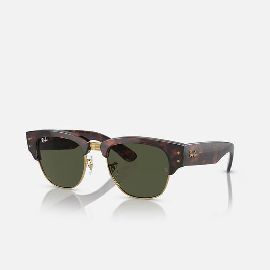 Ray-Ban Mega Clubmaster Tortoise Frame Green Lens