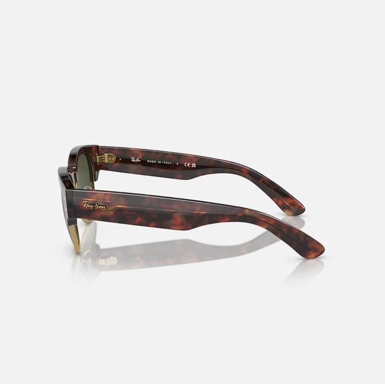 Ray-Ban Mega Clubmaster Tortoise Frame Green Lens