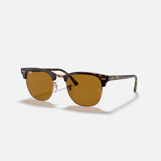 Ray-Ban RB3016 Classic Clubmaster Tortoise Frame brown polarized Lenses