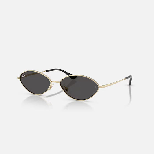 Ray-Ban kia bio based Gold frame grey lens