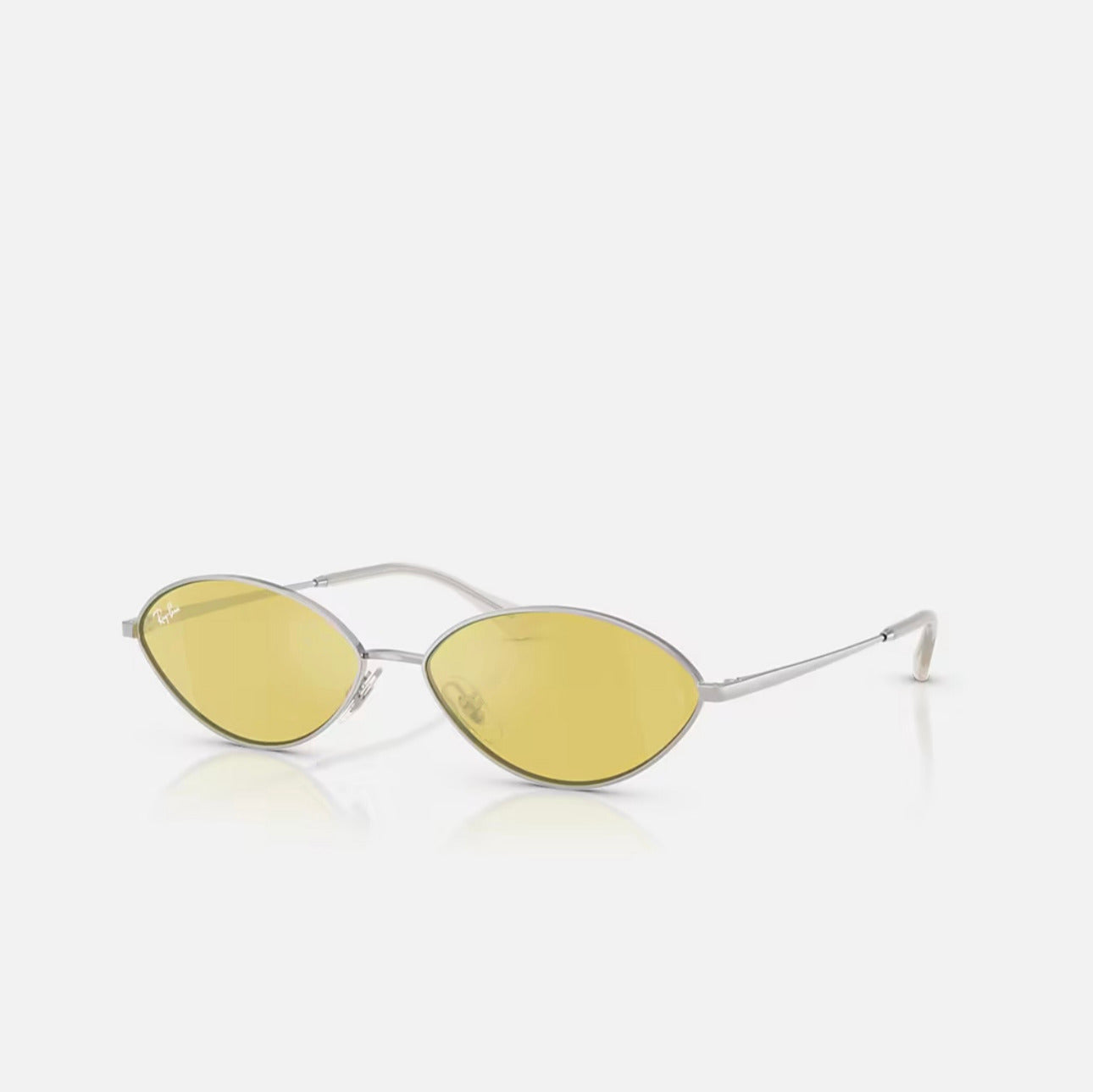 Ray-Ban kia bio based Silver frame yellow lens