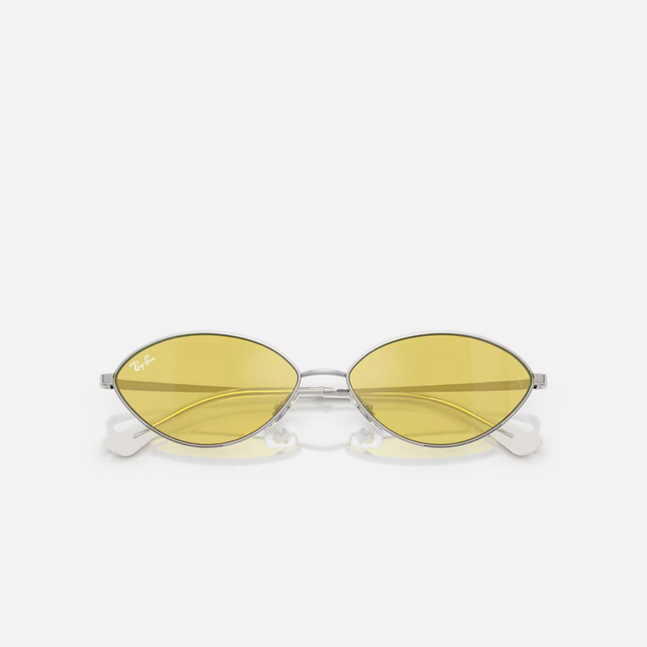 Ray-Ban kia bio based Silver frame yellow lens